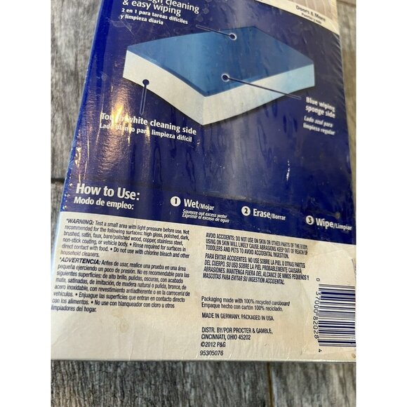 Mr. Clean Magic Eraser Original + Sponge Household Cleaning Pads Vintage New - Picture 10 of 10